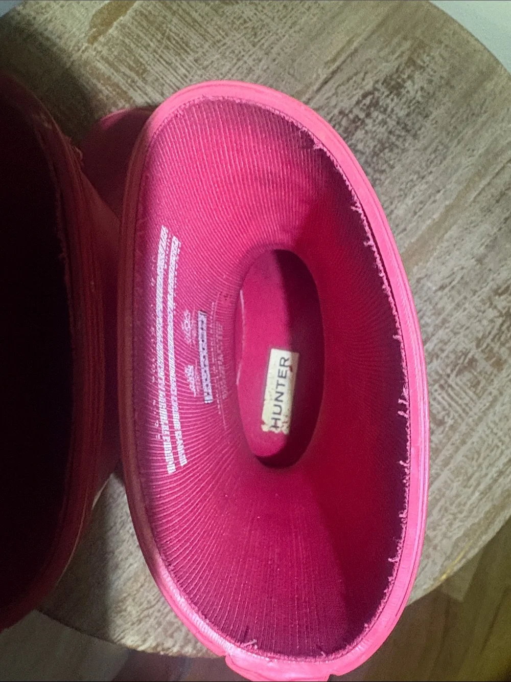 Hunter Kids Hot Pink Rain Boots Sz 8